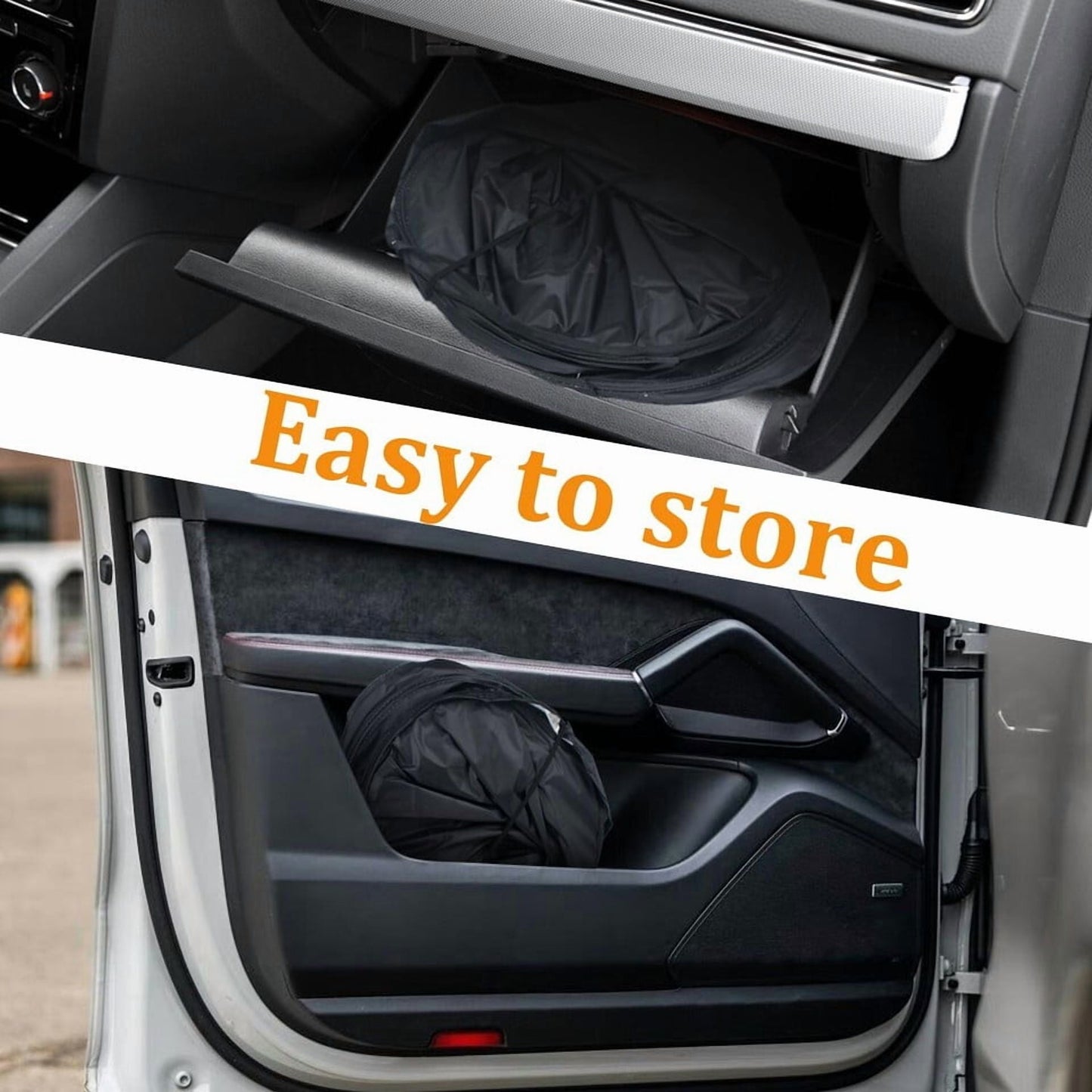 Che Yi Bao Foldable Front Window Windshield Sun Shade Shield Cover, Visor UV Block, 55x32 inch