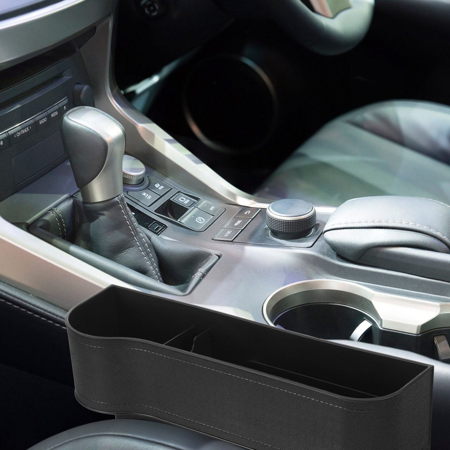 LABSERRON 2Pcs Car Accessories Interior with Car Console Filler Organizer Function