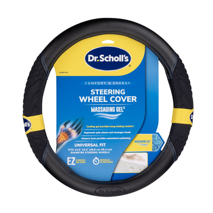 Dr. Scholl's Gel Infused Memory Foam Steering Wheel Cover