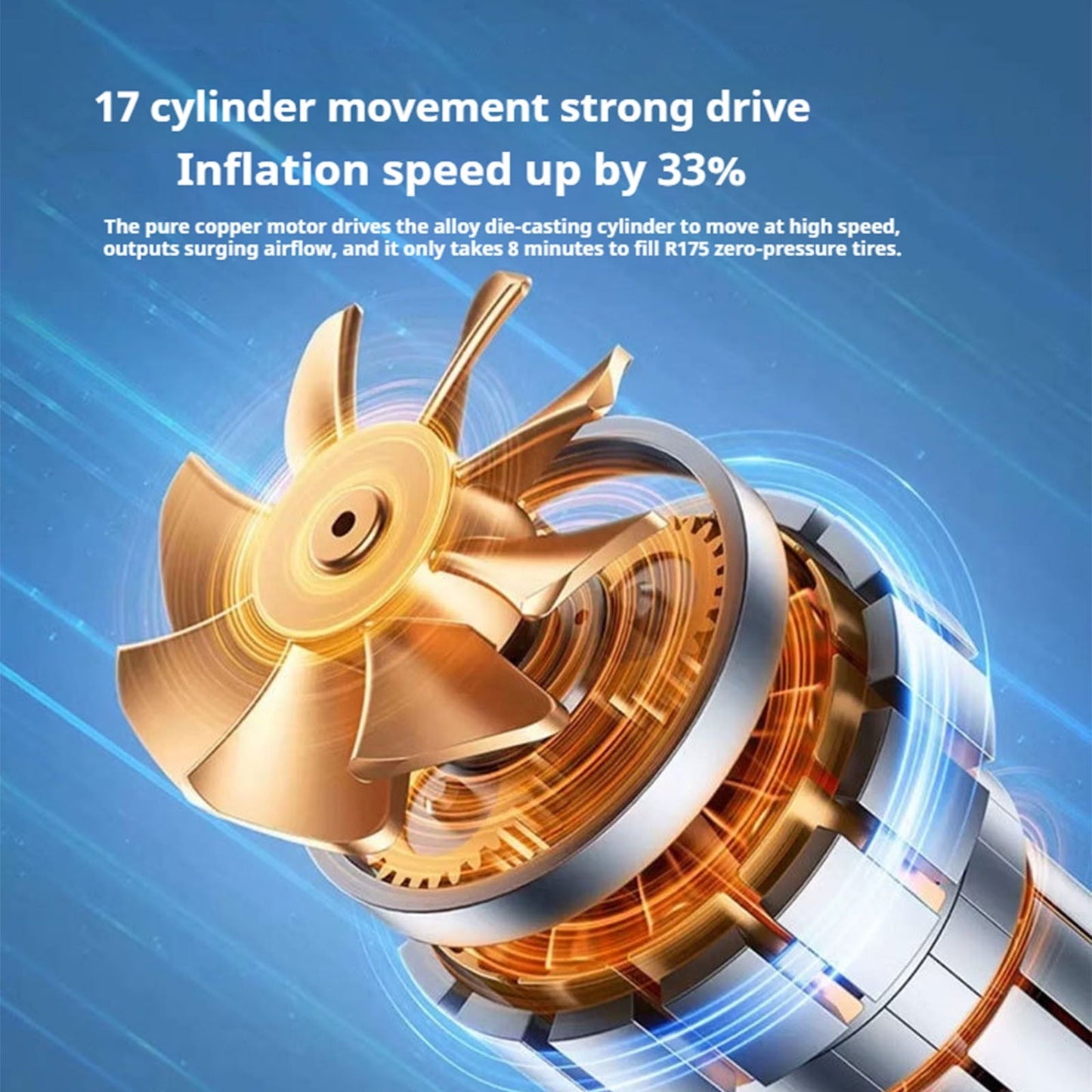 taicans Electric Tire Inflator Portable Air Compressor