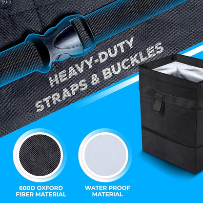 EcoNour Car Trash Bag (2022 Updated) | Car Back Seat Back Litter Trash Bag