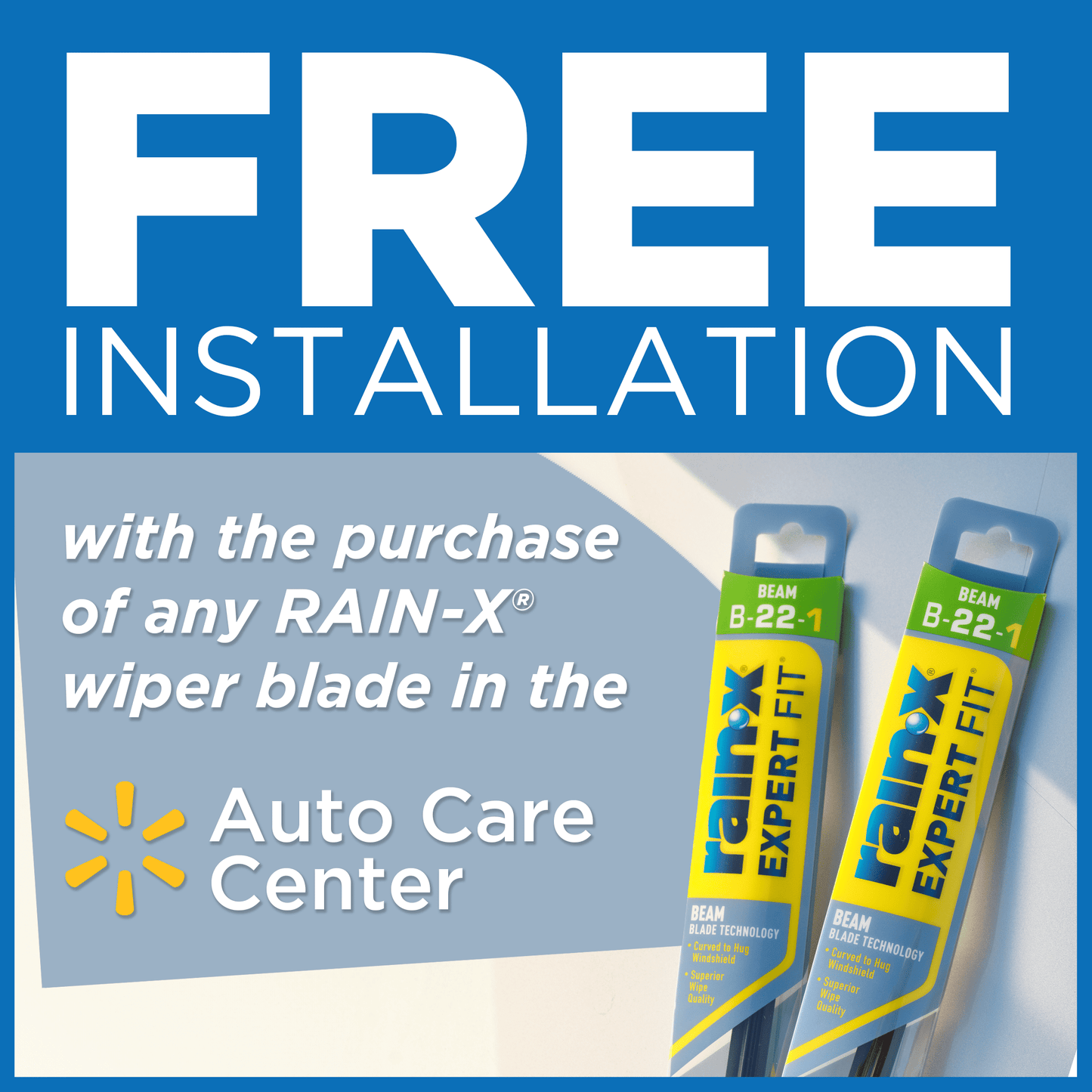 Rain-X Expert Fit Beam Windshield Wiper Blade, 17" B17-2 - 840005-2