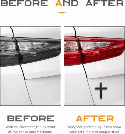 Christian Cross Exterior Car Decal - Versatile Decor Sticker for All Vehicles (Cars/SUVs/Motorcycles)