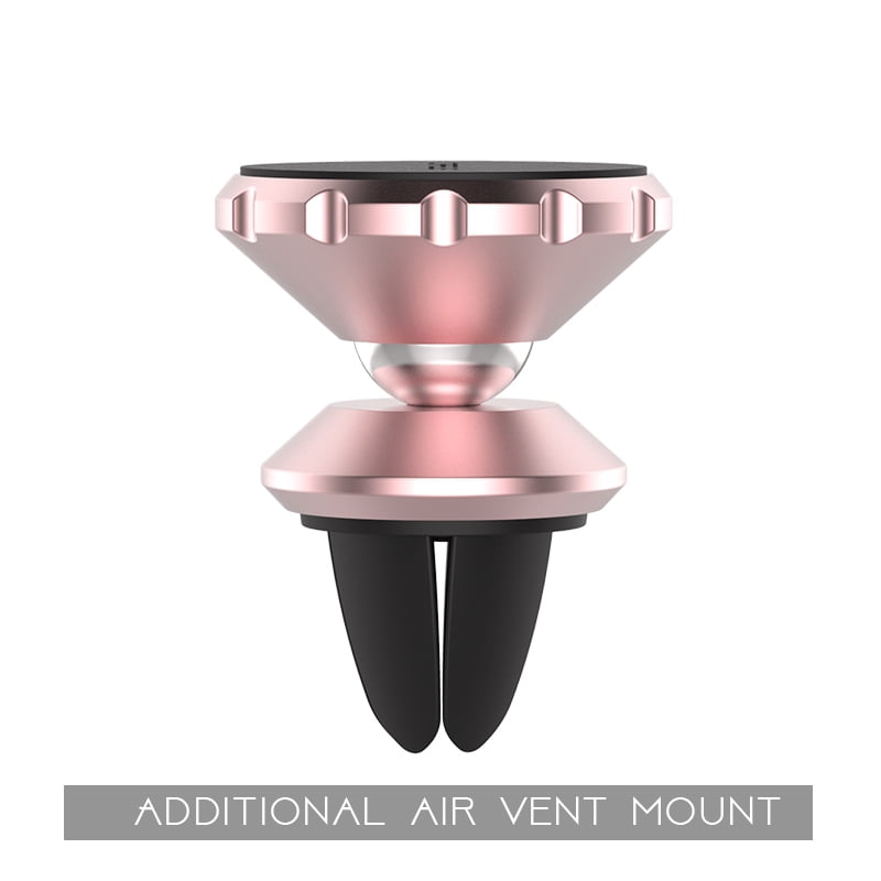 CyberTech 2-Pack Universal Magnetic Air-vent Car Mount with Dash Mount Holders for Smart Phones/GPS