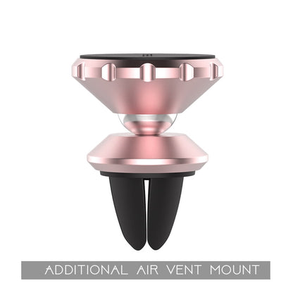 CyberTech 2-Pack Universal Magnetic Air-vent Car Mount with Dash Mount Holders for Smart Phones/GPS