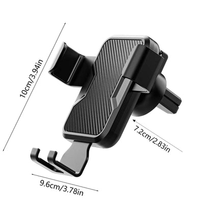 CxhicLuv Car Phone Mount, Auto Vent Bracket, 360° Rotating Stable Clamp, Car Electronic Accessories, One-Hand Operation for Drivers, Navigators