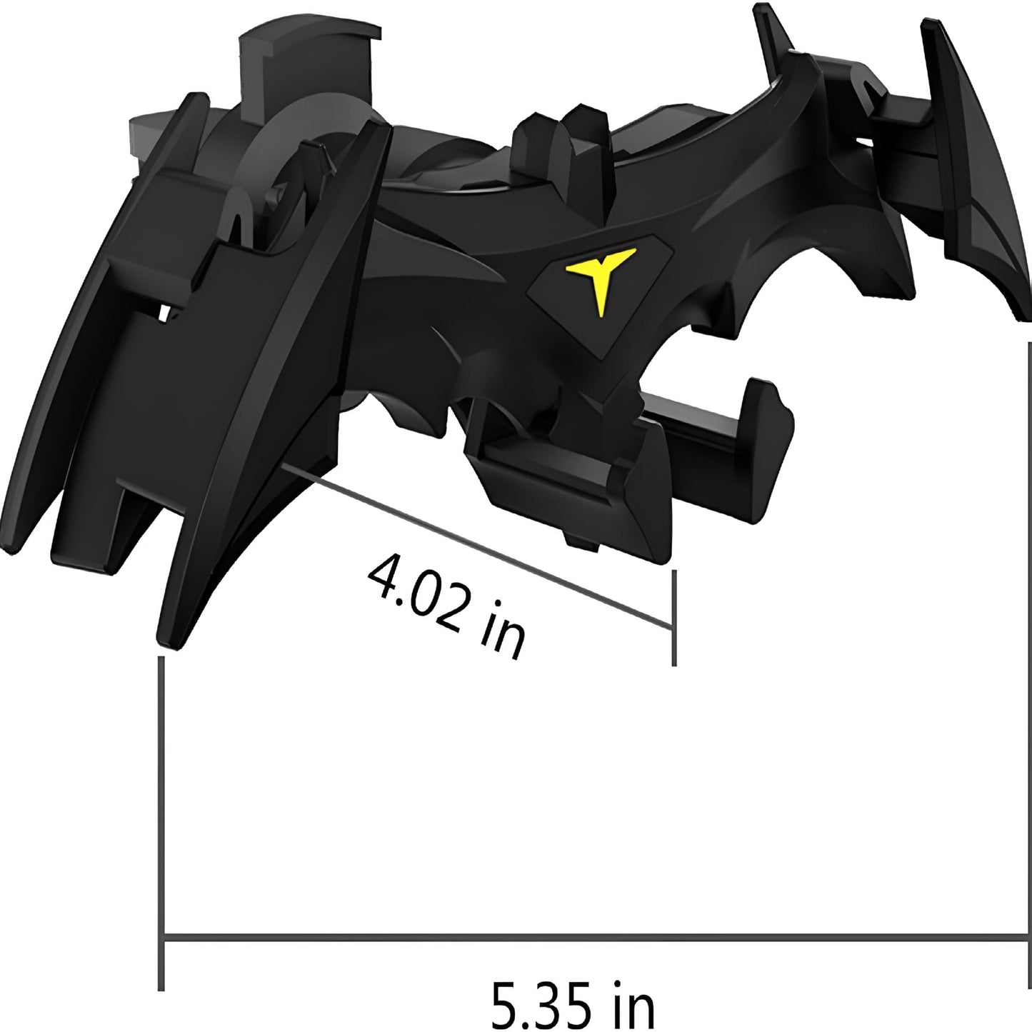 MELIVO Bat Wings Car Phone Holder, Car Vent Dark Bat Phone Holder Mount, Cool Bat Mechanical Bat Wings Car Accessories, Universal Air Vent Mobile Phone Holder