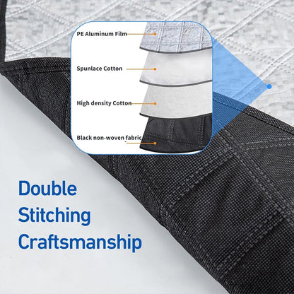 Anti-ice, anti-snow, and anti-frost car windshield cover, ultra-thick protection for the front windshield, 61*49 inches suitable for use in autumn/winter.