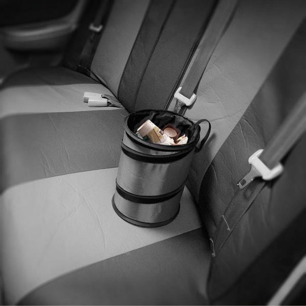 FH Group Polyethylene Small Gray Collapsible Trash Can 0.25 lb. with Air Freshener