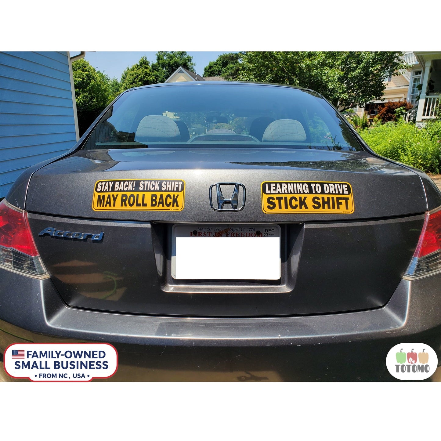 Learning Stick Shift Manual Transmission Car Bumper Magnet Sticker Sign New Student Driver