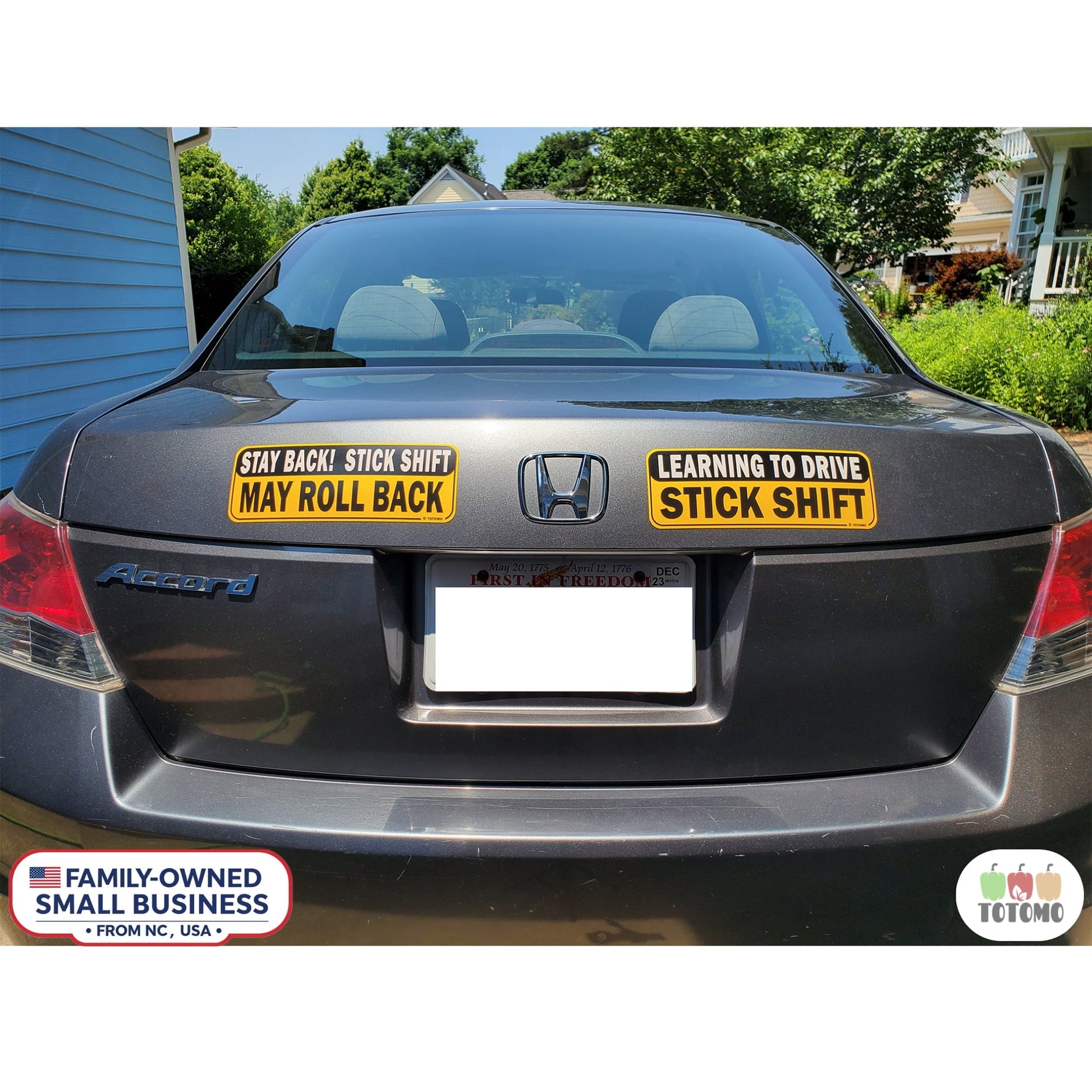 Learning Stick Shift Manual Transmission Car Bumper Magnet Sticker Sign New Student Driver