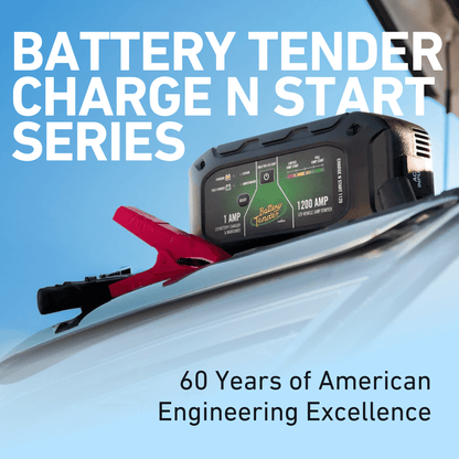 Battery Tender Charge N Start 1100 - 12V 1A Automotive Battery Charger & 1000A Jump Starter