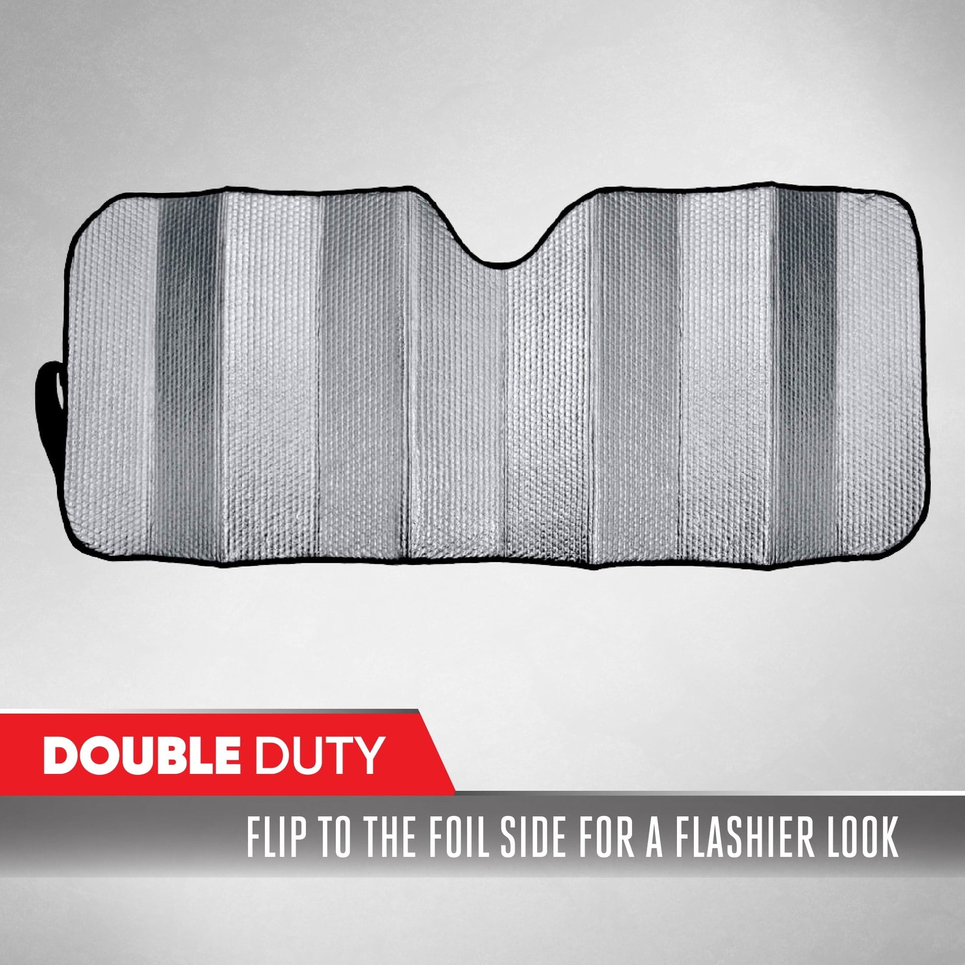 Motor Trend Front Windshield Sun shade - Accordion Folding Auto Sunshade for Car Truck SUV 58 x 24 Inch (Gray) - AS-311-GR_am