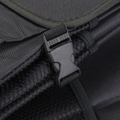 Car Trunk Organizer, Collapsible Multi Compartment Storage Bin with 2 Handles, Holds 20kg, for Groceries, Sports Equipment, Young Ones Toys, Travel, and Emergency Gear, FAJHHA | Black