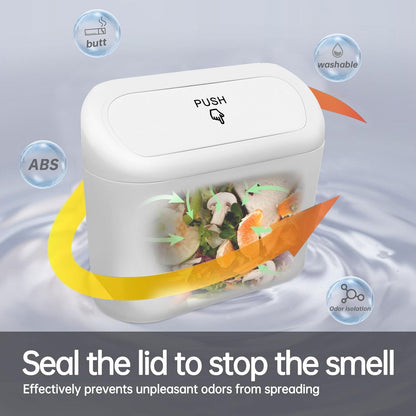 Sosolong Pink car Trash can with lid, Accessories Include 1 Universal car Leak-Proof Trash can with 45 Trash Bags, Suitable for Most Models of car Interior Storage Accessories