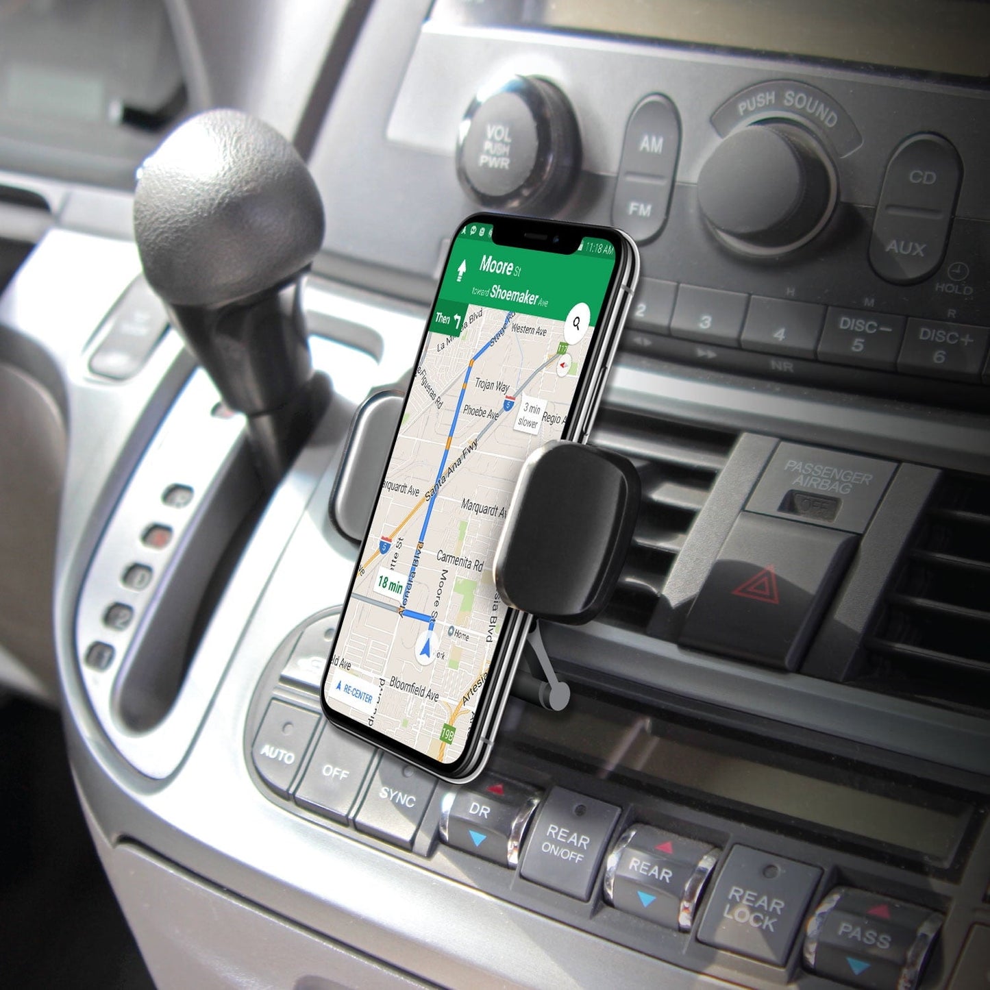 Cellet Car Vent Phone Mount with Kickstand, 360° Rotation, Universal Fit