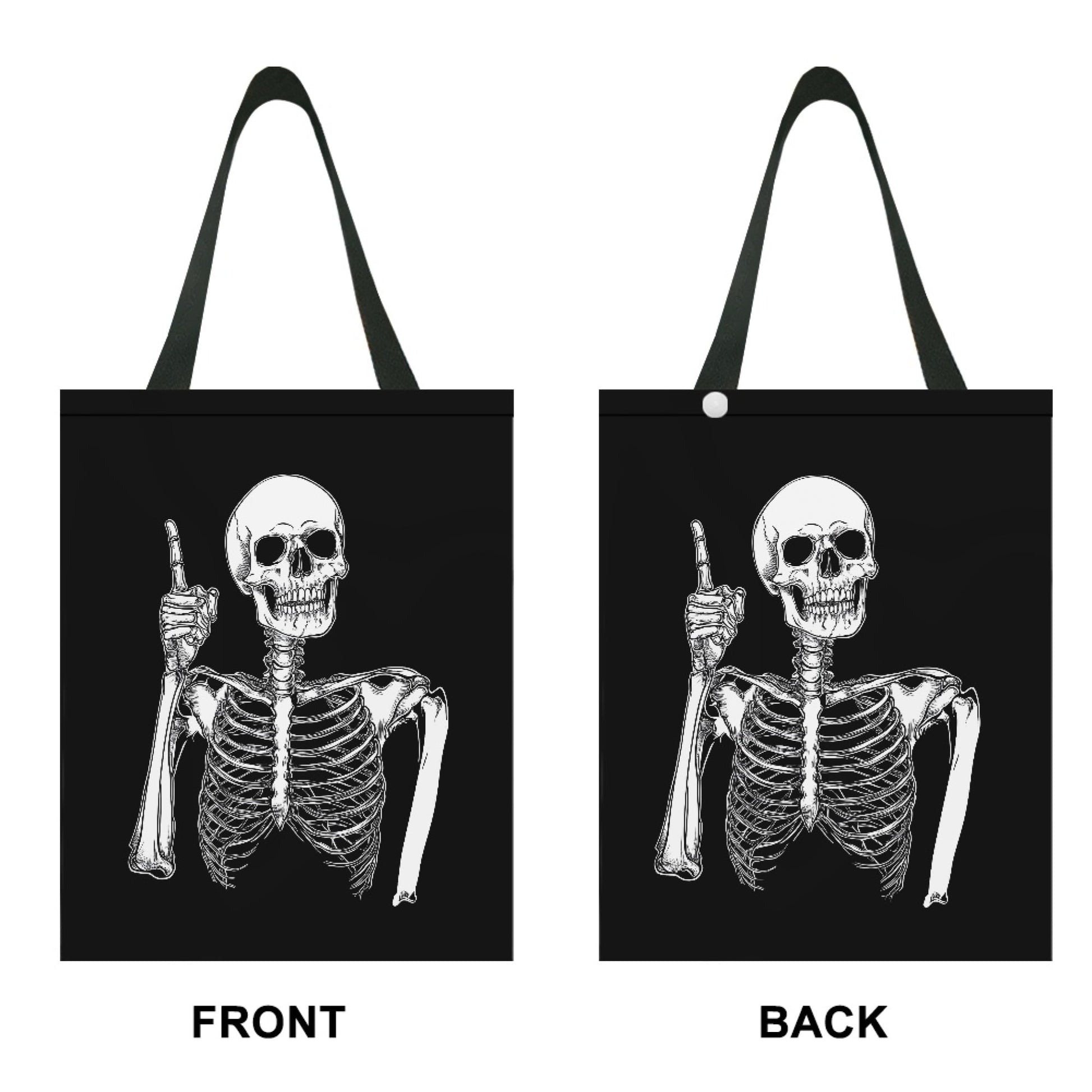 Yuyamidu Skull Car Trash Bag Hanging Car Rubbish Bag Small Garbage Bag for SUV Truck Auto Interior Accessories Portable Car Trash Can Bin for Front or Back Seat, Black