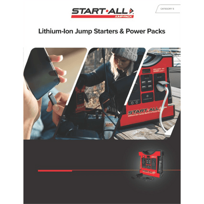 Goodall Manufacturing START-ALL Jump Starter 10000A/5000A 166500 Joules 12V/24V Lithium-Ion