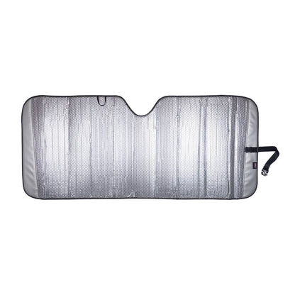 Genuine Dickies Silver Carbon Fiber Accordion Windshield Sun Shade, 41131WDI