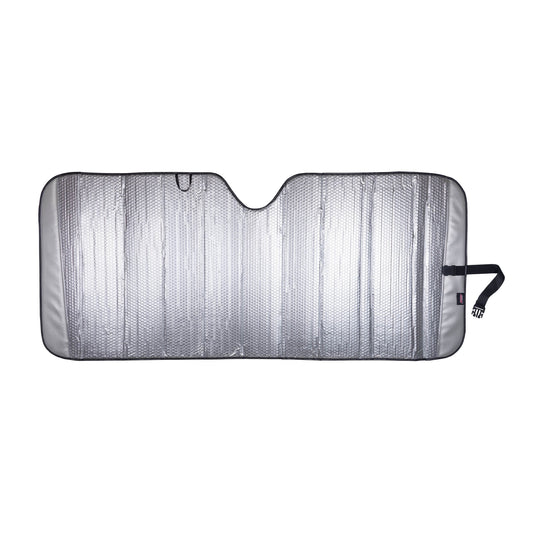 Genuine Dickies Silver Carbon Fiber Accordion Windshield Sun Shade, 41131WDI