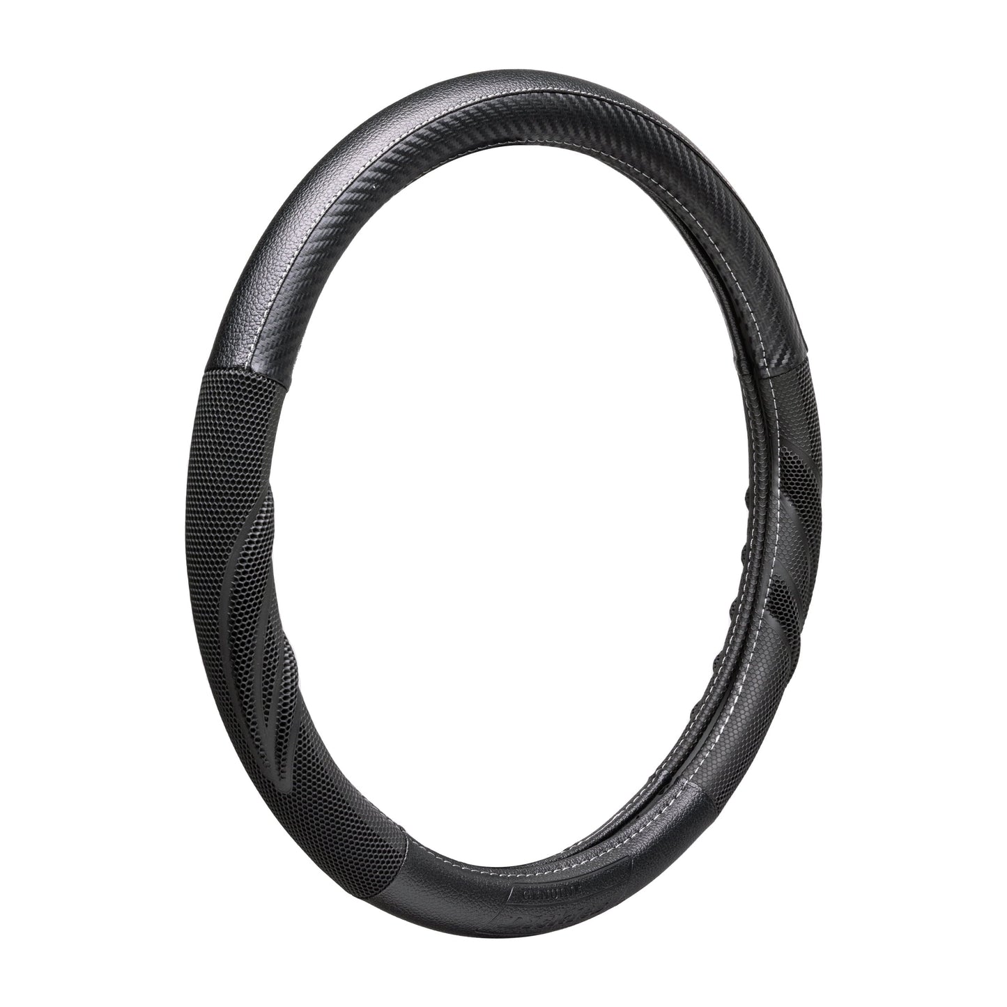 Genuine Dickies Black Carbon Fiber Dura Grip Steering Wheel Cover, 34078PWDI, 1.10 lbs