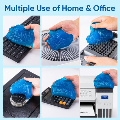 Deli 3 Pack Car Cleaning Gel Cleaning Putty, Universal Car Interior Cleaner Slime, Auto Detailing Car Interior Dust Cleaning Kit,Car Accessories Keyboard Cleaner