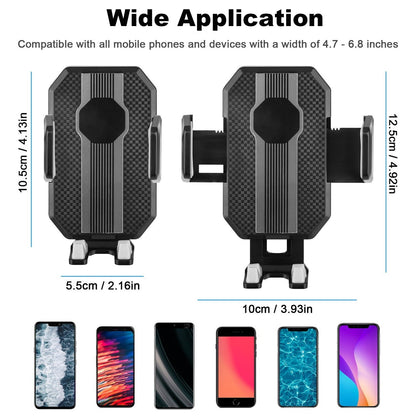 Zacro 3 in 1 Car Phone Holder Mount, Dashboard / Windshield / Air Vent Phone Holder, 360° Rotatable Suction Cup Cell Phone Holder for iPhone Smartphones