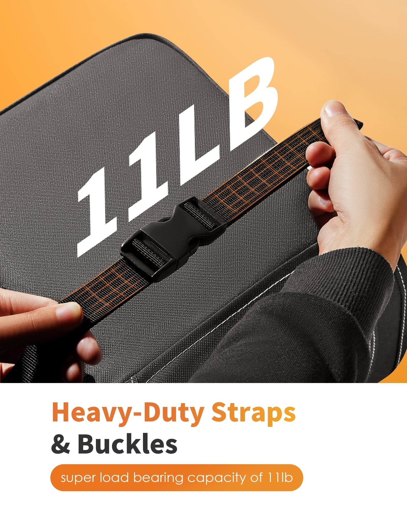 HOTOR Car Trash Can with Lid, Leak-Proof Car Garbage Can with Mesh Pockets, Car Accessories, 2 Gallons, Black