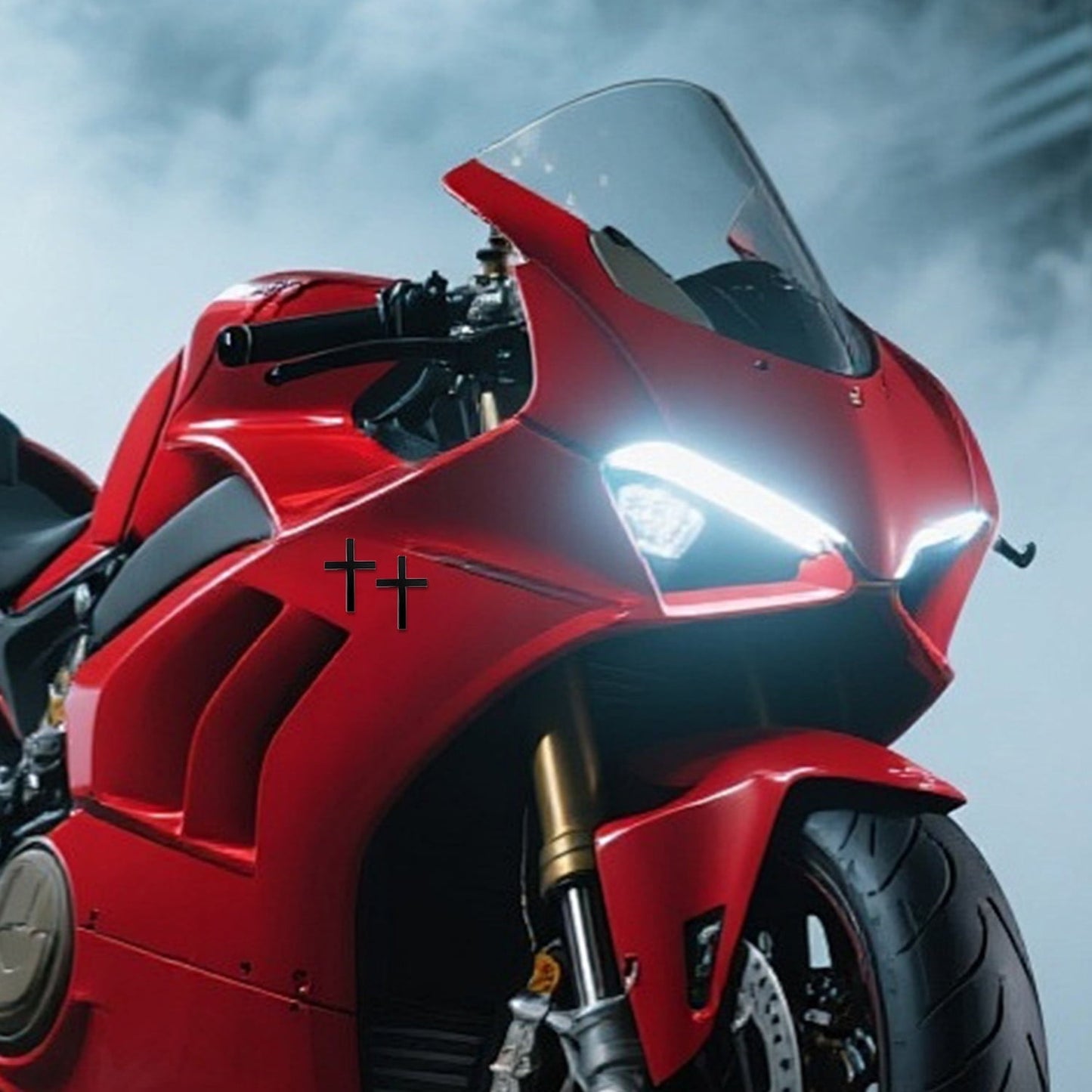 Christian Cross Exterior Car Decal - Versatile Decor Sticker for All Vehicles (Cars/SUVs/Motorcycles)