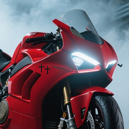 Christian Cross Exterior Car Decal - Versatile Decor Sticker for All Vehicles (Cars/SUVs/Motorcycles)