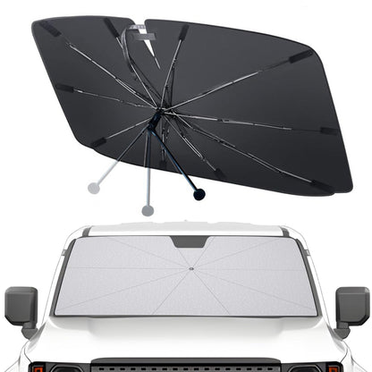 EVLIVE Premium Car Windshield Sunshade - Extra Wide Foldable Design, UV & Heat Protection, Universal Fit for SUV/Sedan/Truck.