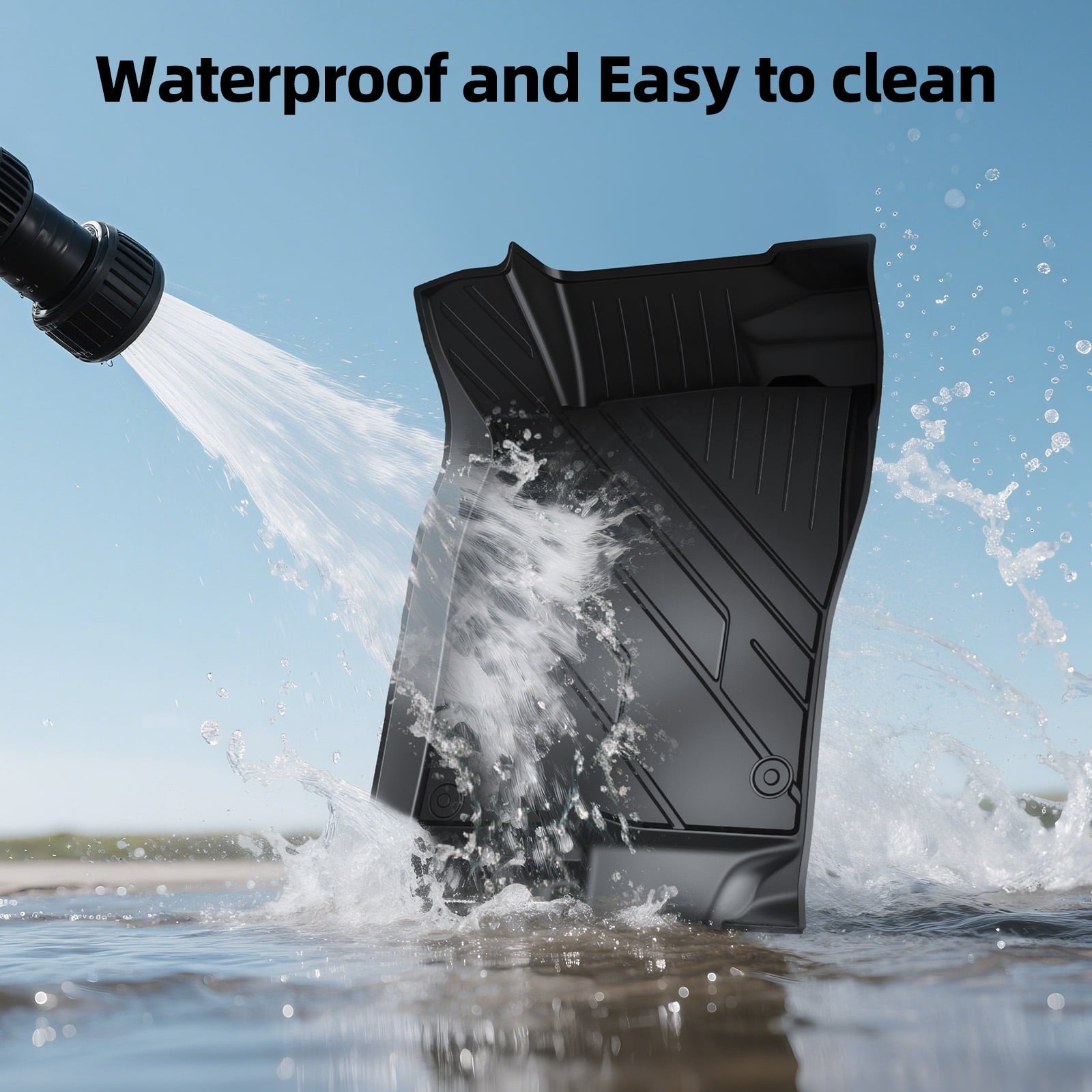 COMAUTO Floor Mats for Honda Civic 2022-2025 Sedan Hatchback Si(Include Sport,Not Hybrid)&Acura Integra 2023 2024 3D Custom Fit All Weather TPE Accessories,Full Set of 3 for Front,Rear