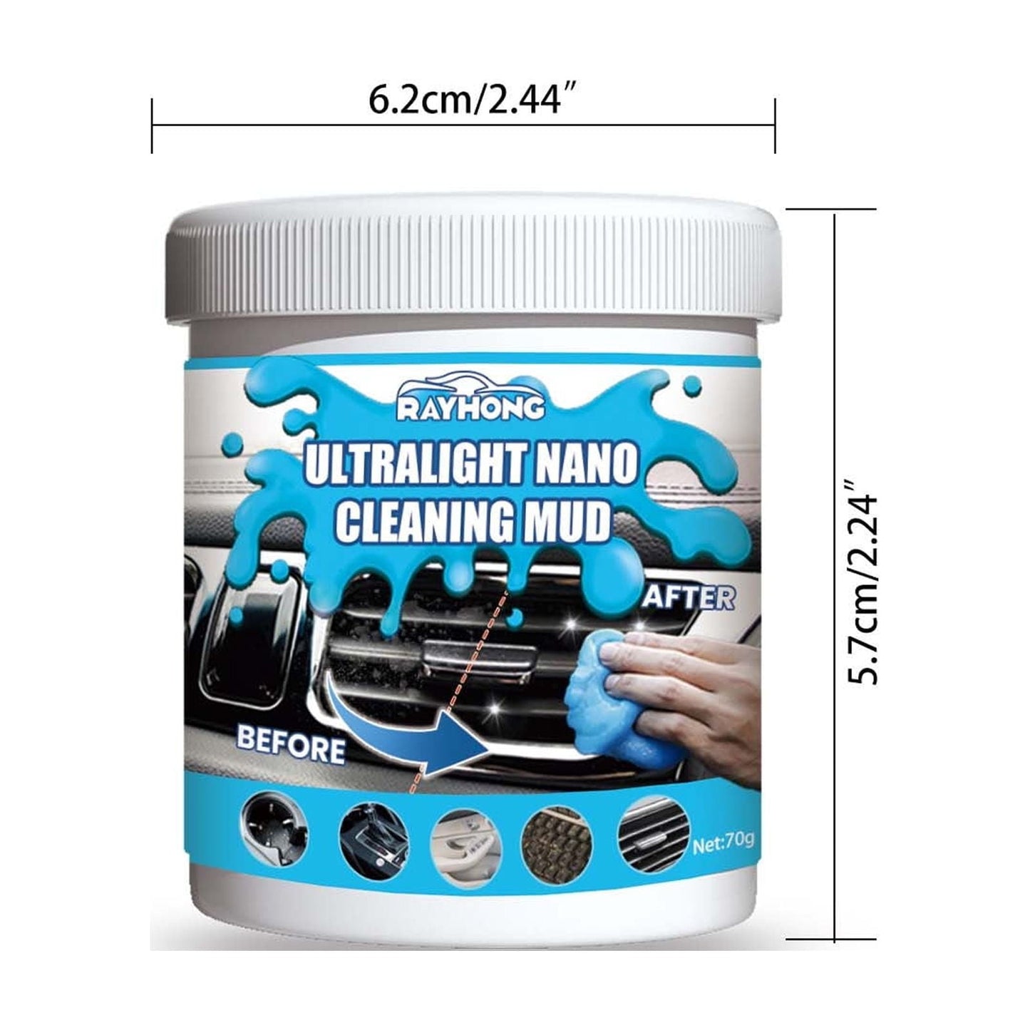 SKDOGDT Cleaning Gel ,Car Detail Putty Cleaning Gel Auto Detail Tools Car ,Interior Cleaner Cleaning Mud Dust,Cars and Keyboard Cleaner Gel Clean Slime Reusable Car Vent Cleaner