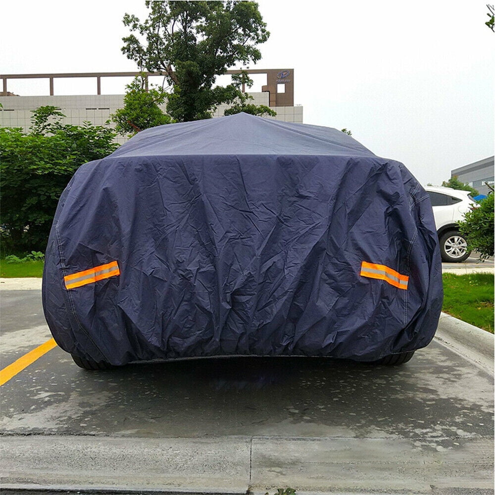 JLLOM Car Cover Heavy Duty Waterproof Full Car Cover All Weather Protection Outdoor Indoor Use UV Dustproof for Auto SUV Sedan