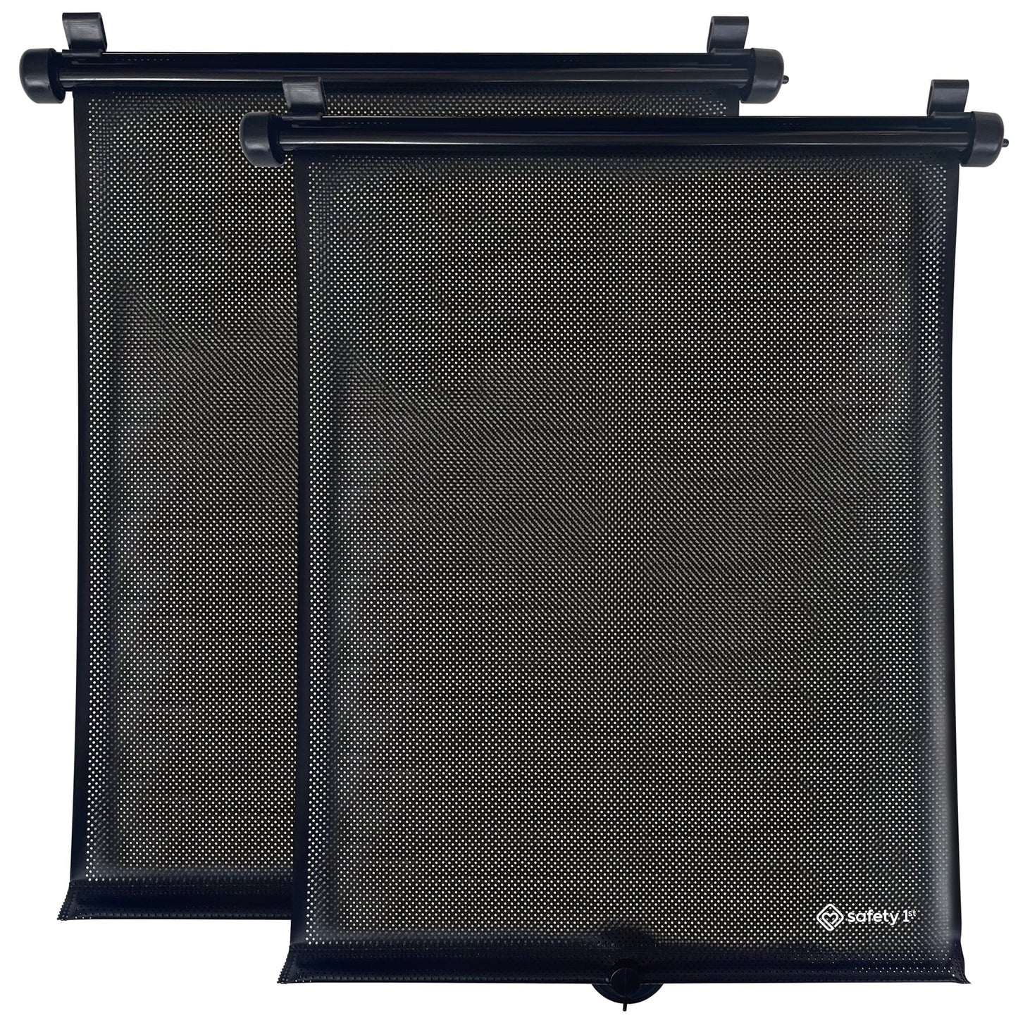 Safety 1st Retractable Roller Shade Sun Protection for Car Windows, 2-Pack