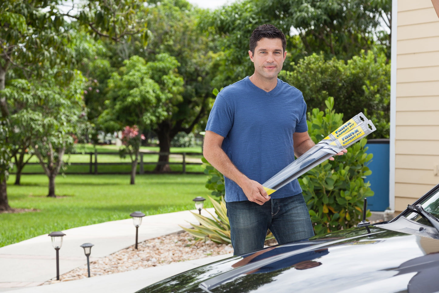 (2 pack) Rain-X Expert Fit Beam Windshield Wiper Blade, 17" B17-2 - 840005-2