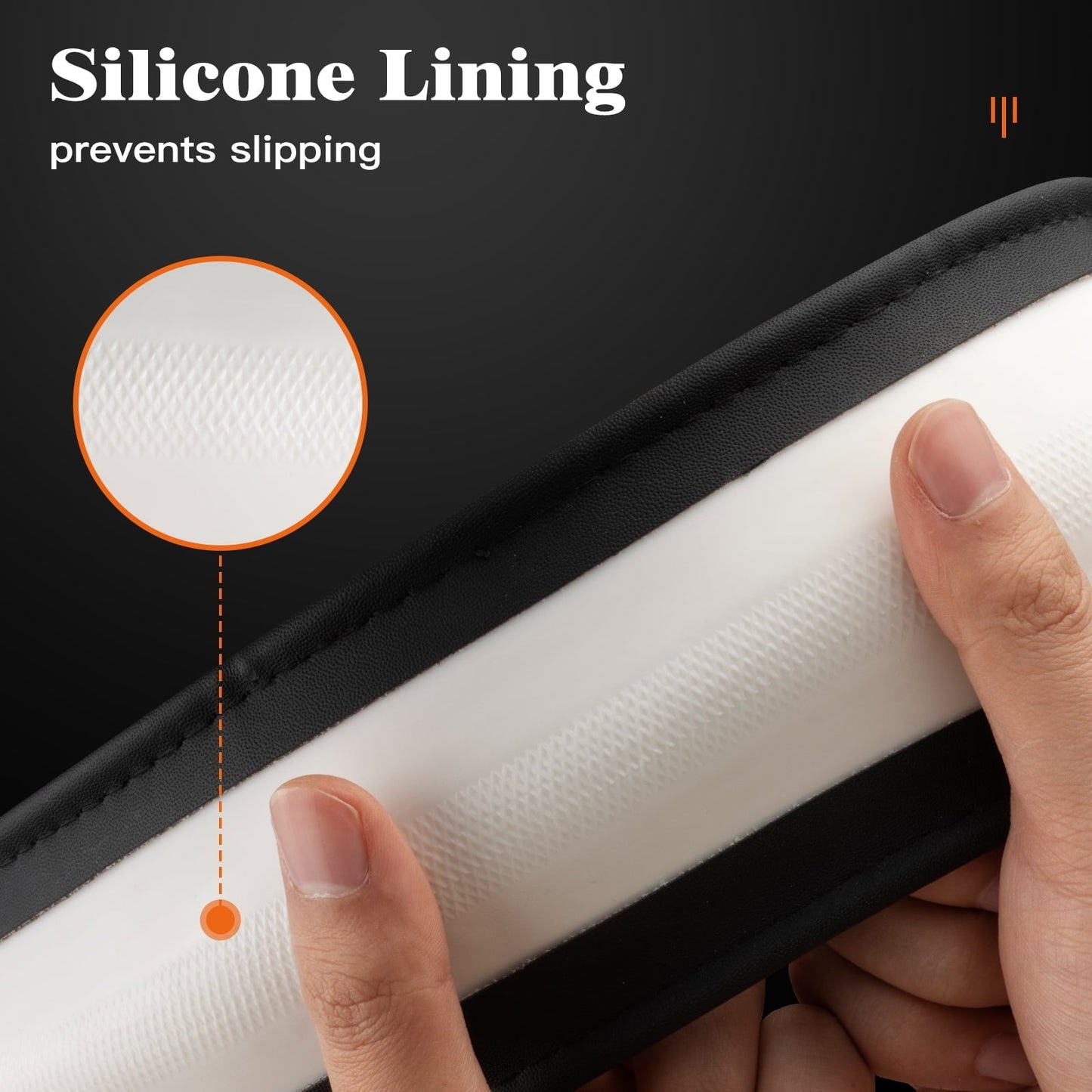 HOTOR Car Steering Wheel Cover for Women - Universal Car Accessories Fit for 14.5”-15” Steering Wheels