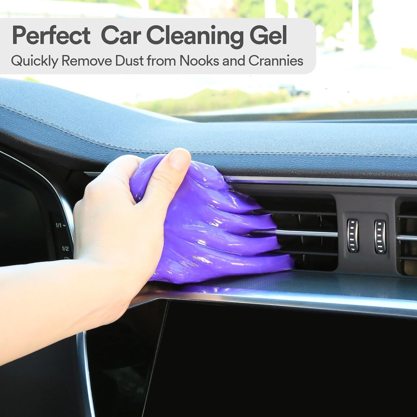 PULIDIKI Car Cleaning Gel Detailing Kit Automotive Dust Car Crevice Cleaner Slime Auto Air Vent Interior Detail Removal for Car Putty Cleaning Keyboard Cleaner Car Accessories