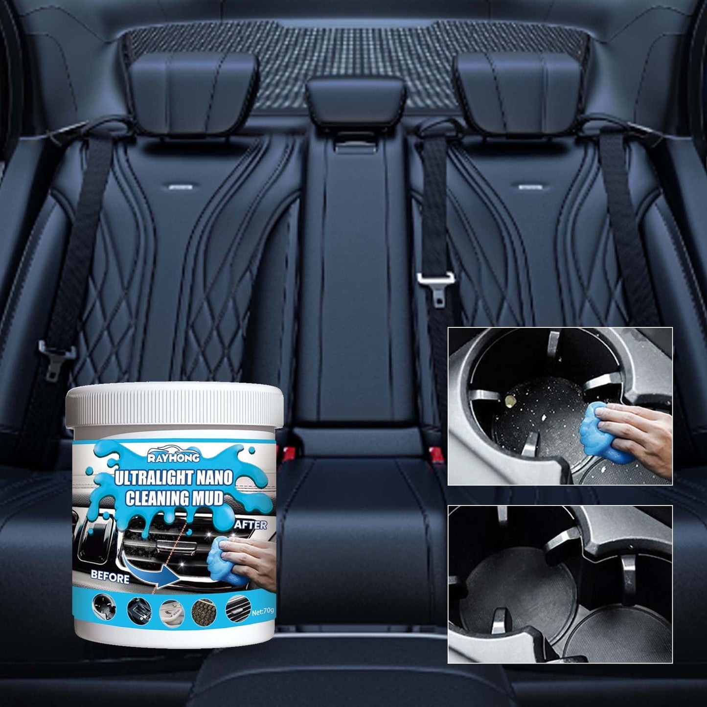 SKDOGDT Cleaning Gel ,Car Detail Putty Cleaning Gel Auto Detail Tools Car ,Interior Cleaner Cleaning Mud Dust,Cars and Keyboard Cleaner Gel Clean Slime Reusable Car Vent Cleaner