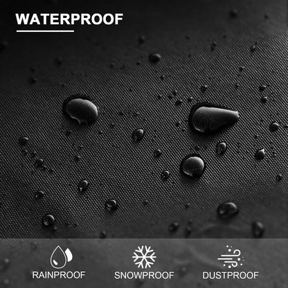 For 1970-2023 Dodge Challenger Car Cover, Waterproof Thickened PEVA+Cotton Outdoor Full Exterior Covers for Automobiles All Weather Snow Rain Dust Hail Protection Black