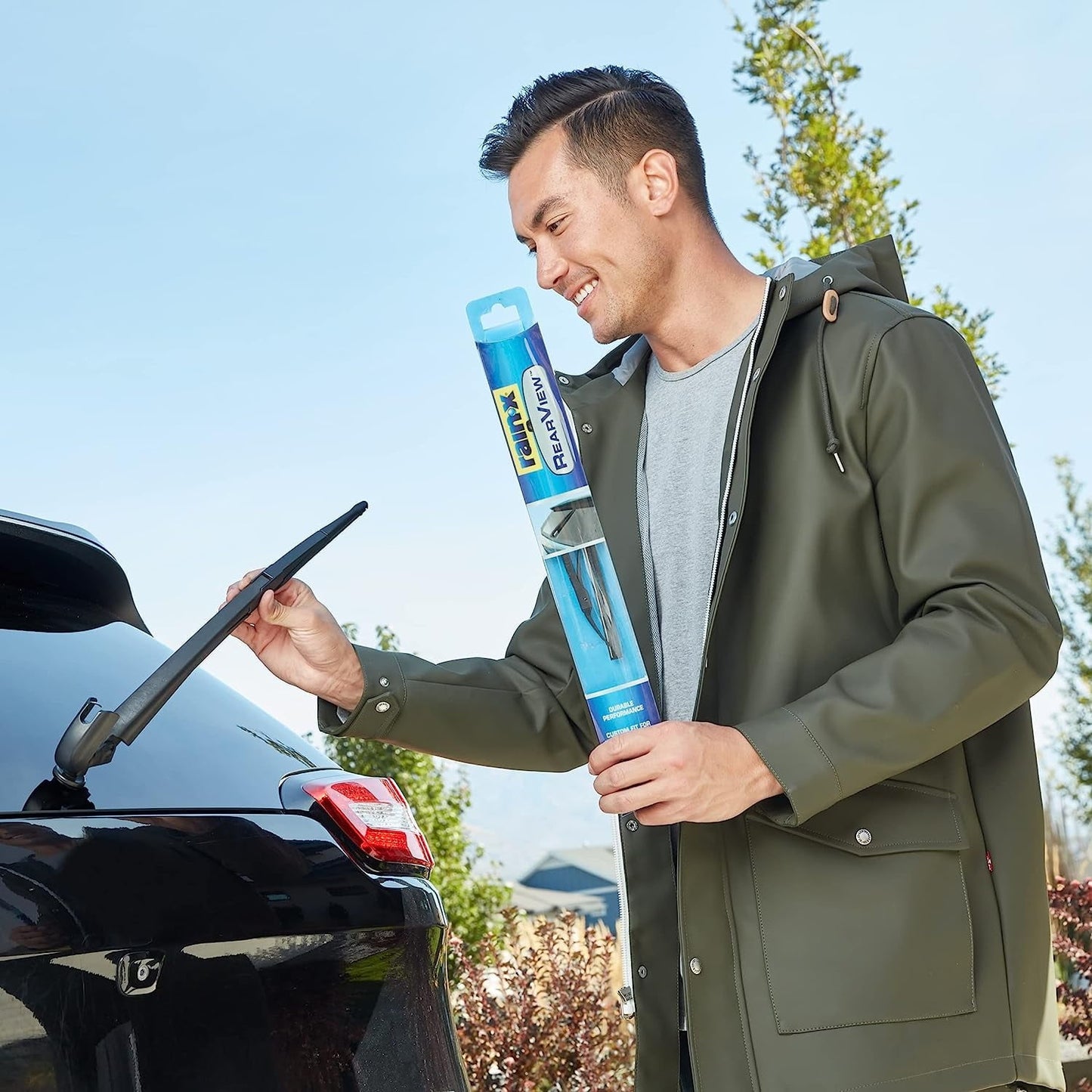 Rain-X 850021 Rearview Rear Wiper Blade - 11" (Pack of 1)