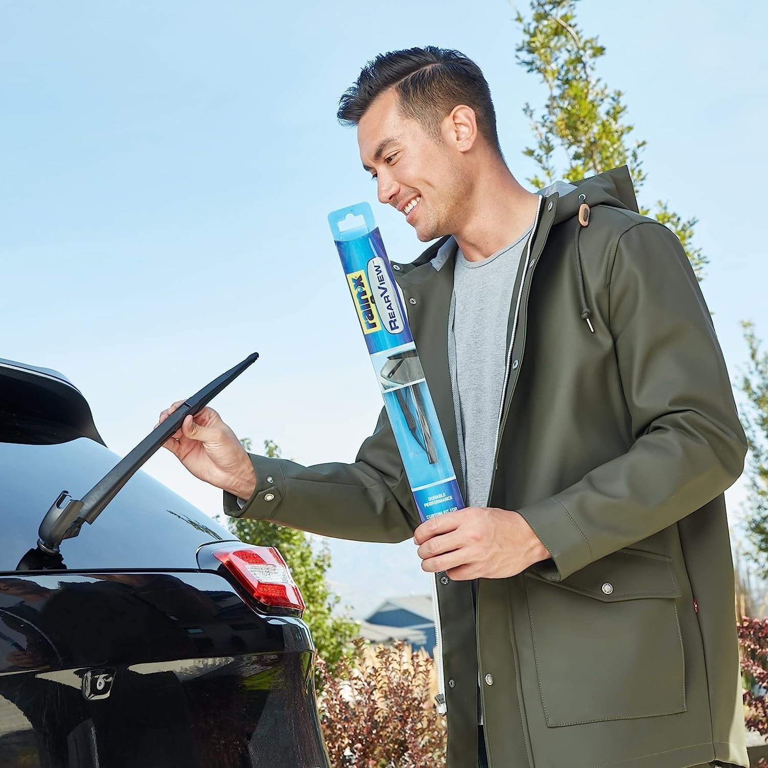 Rain-X 850021 Rearview Rear Wiper Blade - 11" (Pack of 1)