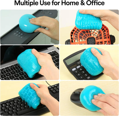 PULIDIKI Car Cleaning Gel Car Cleaning Putty Car Putty Auto Detailing Tools Car Slime Cleaner Dust Cleaning Gel for Car Interior Cleaner Car Cleaning Supplies Cleaning Kit Car Accessories Blue 2Pack