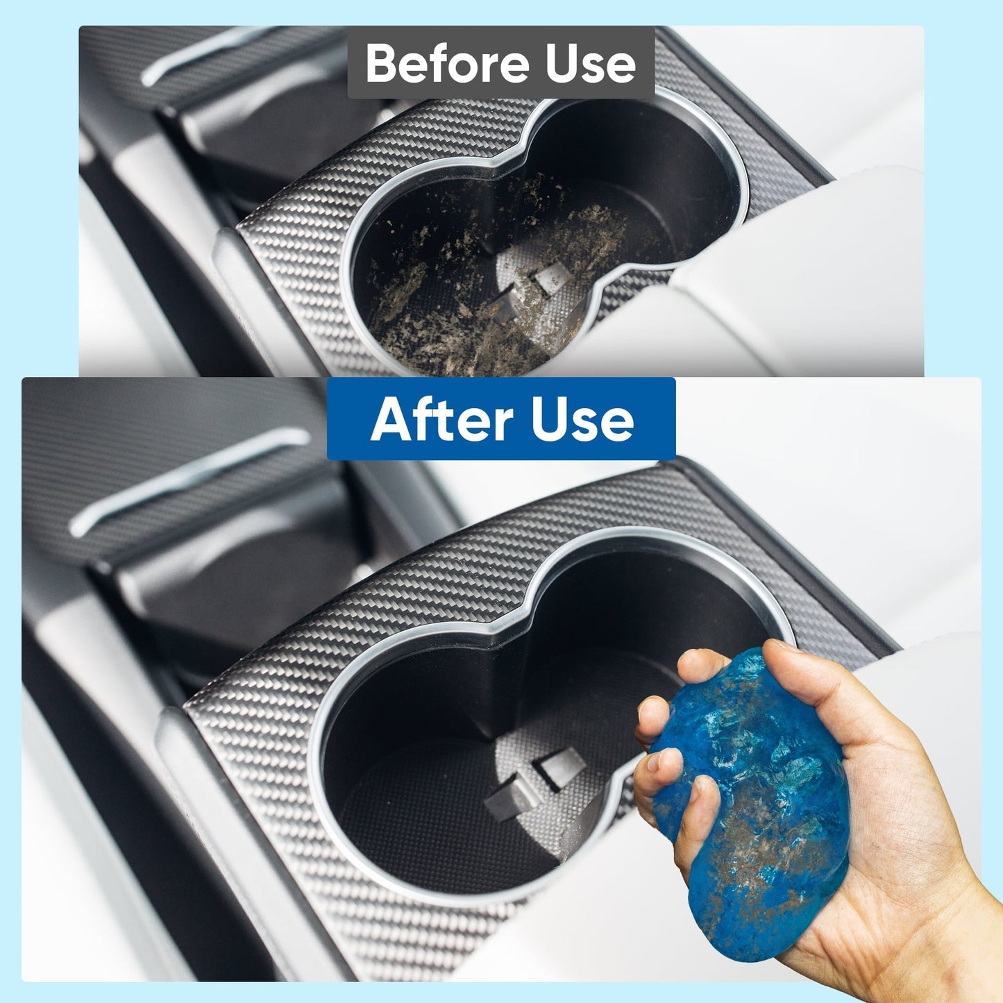 Deli 3 Pack Car Cleaning Gel Cleaning Putty, Universal Car Interior Cleaner Slime, Auto Detailing Car Interior Dust Cleaning Kit,Car Accessories Keyboard Cleaner