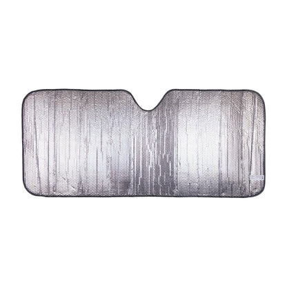 Genuine Dickies Silver Carbon Fiber Accordion Windshield Sun Shade, 41131WDI