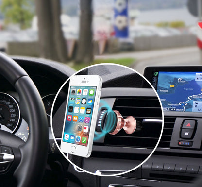 CyberTech 2-Pack Universal Magnetic Air-vent Car Mount with Dash Mount Holders for Smart Phones/GPS