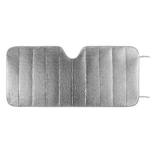 Auto Drive Lightweight Silver Accordion Sunshade 1 Pack,63" x 28.5"