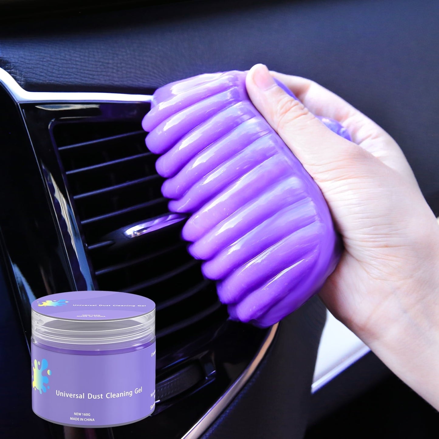 Car Cleaning Gel Car Cleaning Putty Car Putty Car Interior Cleaner Car Slime Car Detailing Kit Car Accessories White Elephant Gifts for Men Women Teens Adults Christmas Stocking Stuffers