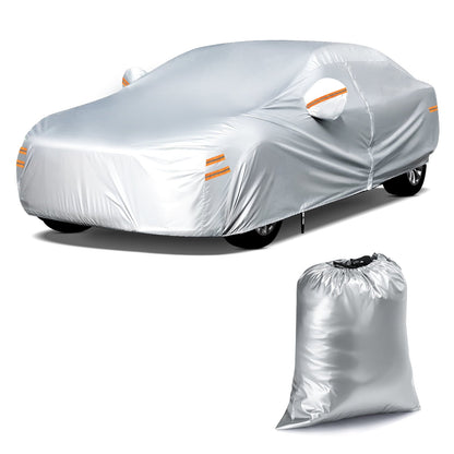 Tsumbay Car Cover Waterproof All Weather for Automobiles,Outdoor Full Exterior Covers Sedans Length 186 to 193, 194 To 208, Rain Winter Sun Protection Fit To