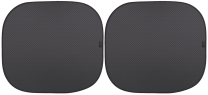 Genuine Dickies Universal Auto Twist Sunshades, Smoke Charcoal, Pack of 2